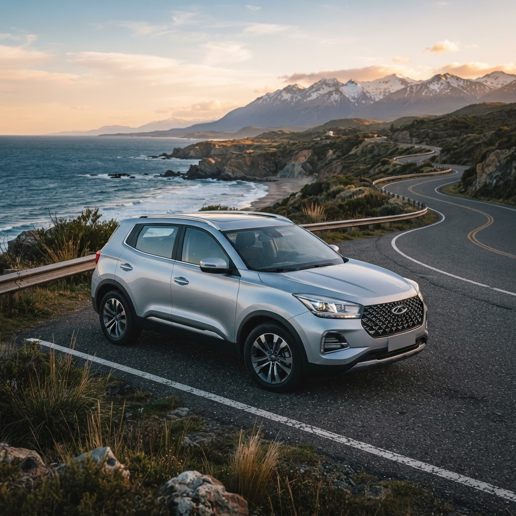 SUV moderna color plata